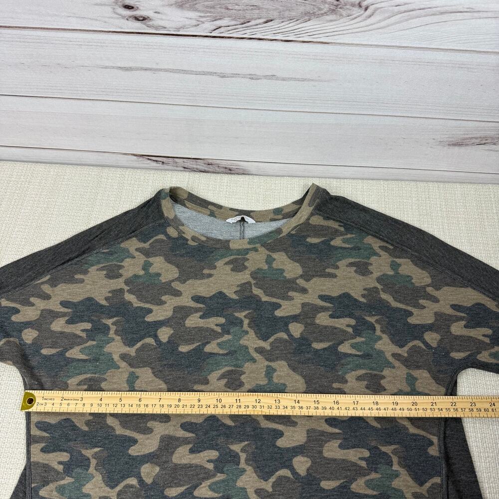 Femme‎ by Tresics Womens Camo 1/4 Sleeve Top Size Large - Picture 5 of 6